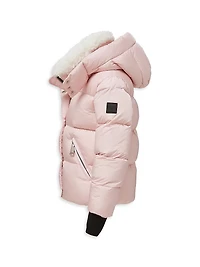 Little Girl's & Lara Hooded Down Jacket