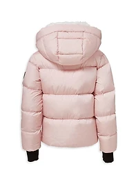 Little Girl's & Lara Hooded Down Jacket