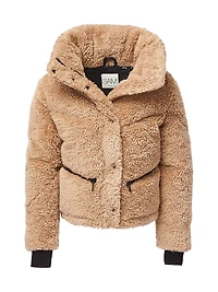 Little Girl's & Sherpa Athlete Down Jacket