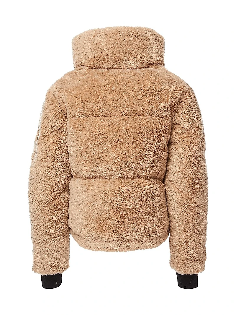 Little Girl's & Sherpa Athlete Down Jacket