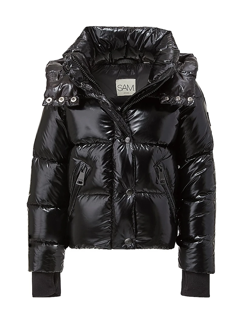 Little Girl's & Elsa Glossy Down Puffer Jacket