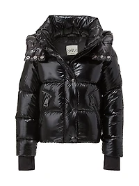 Little Girl's & Elsa Glossy Down Puffer Jacket