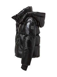 Little Girl's & Elsa Glossy Down Puffer Jacket