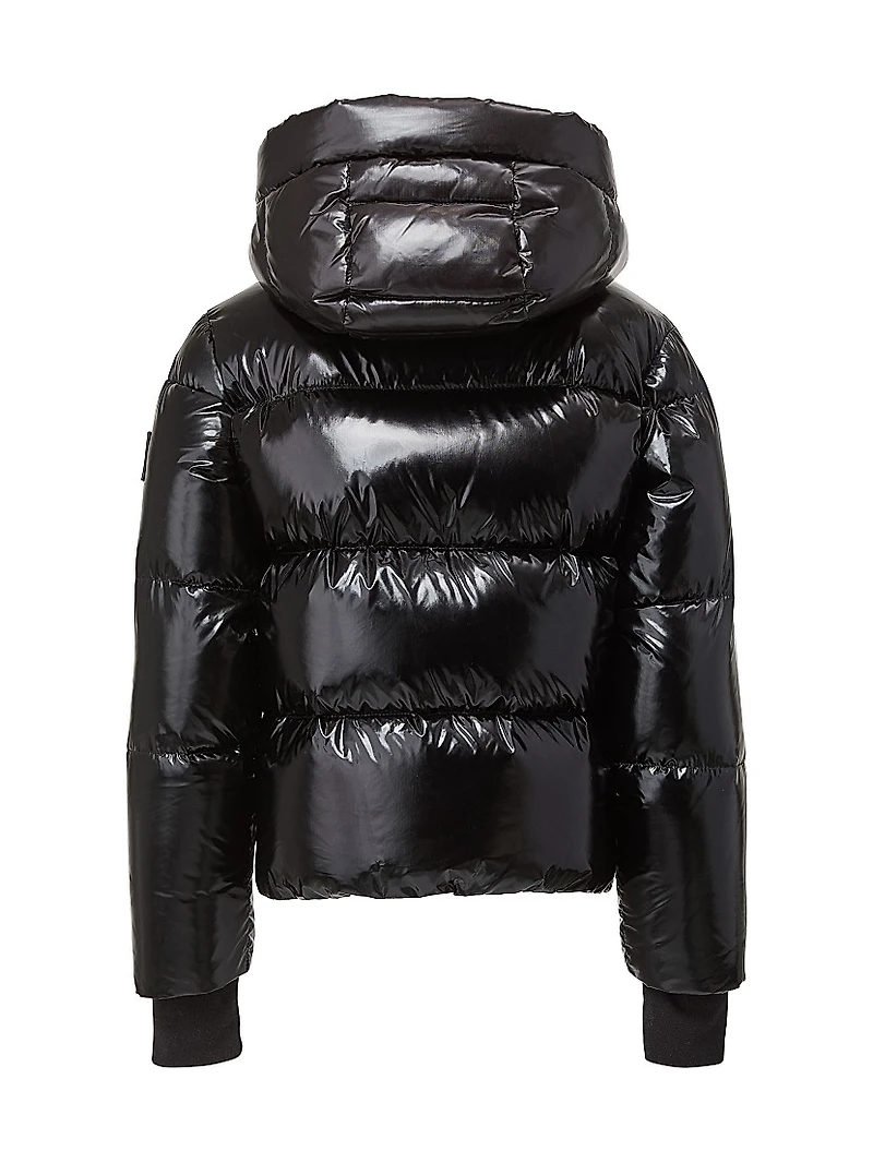 Little Girl's & Elsa Glossy Down Puffer Jacket