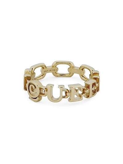 Goldtone "McQueen" Ring