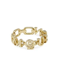Goldtone "McQueen" Ring