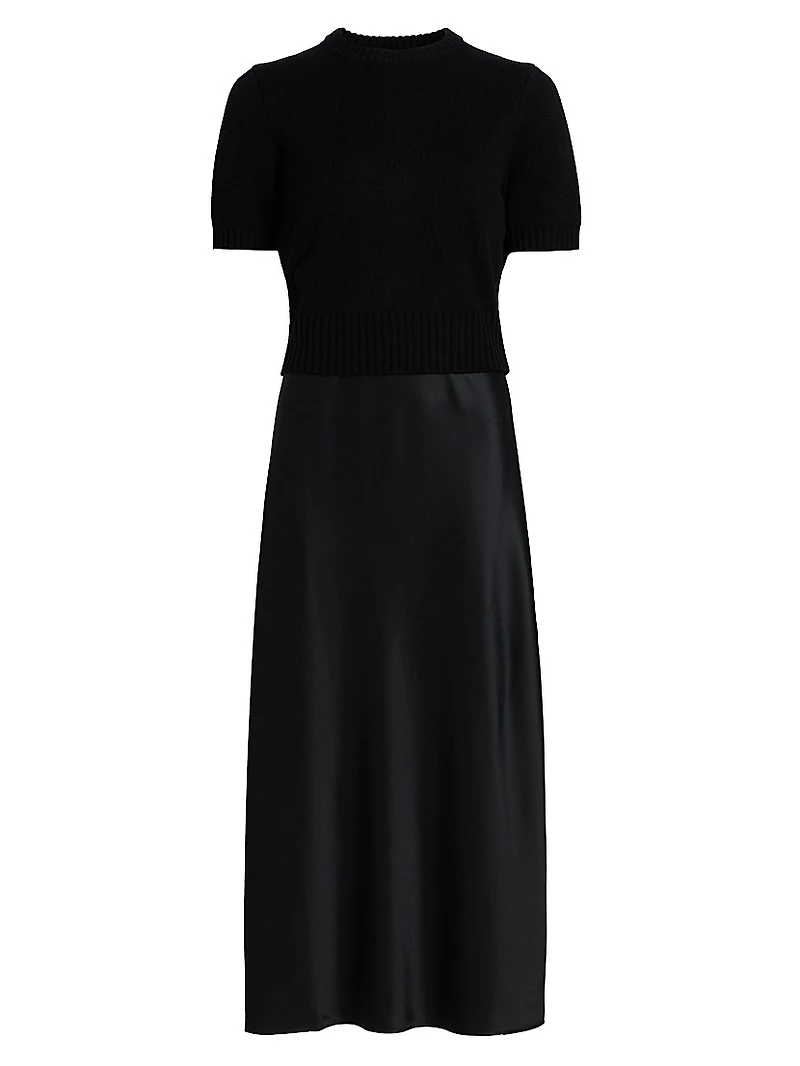 Fleur Combo Midi-Dress