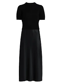 Fleur Combo Midi-Dress