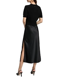 Fleur Combo Midi-Dress