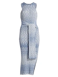 Penny Tie-Front Midi-Dress