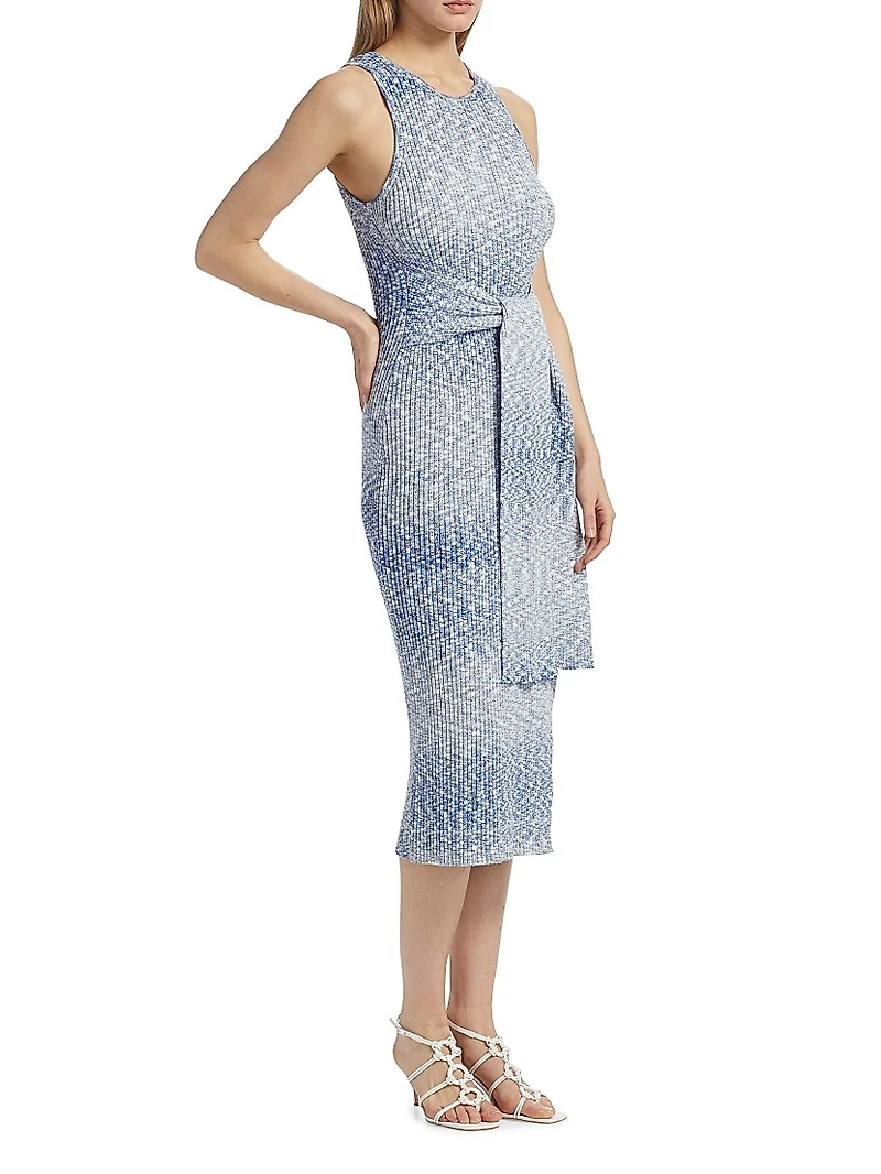Penny Tie-Front Midi-Dress
