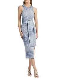 Penny Tie-Front Midi-Dress