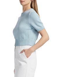 Elsie Cotton Crop Sweater