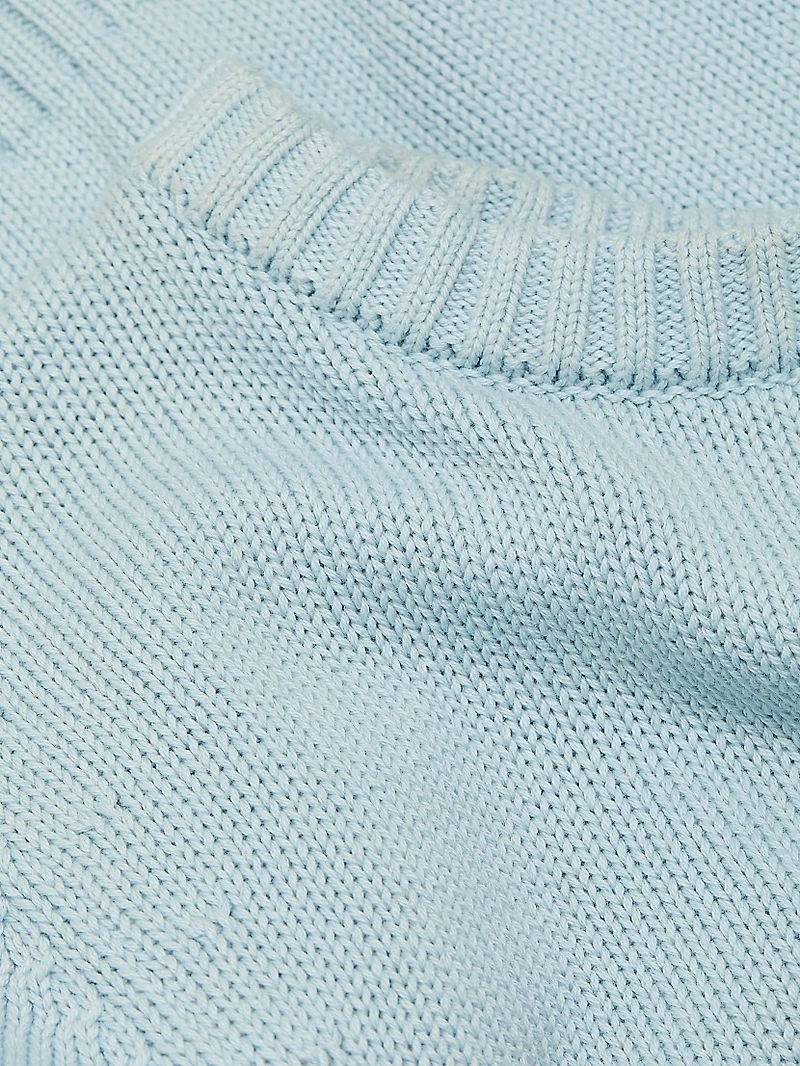 Elsie Cotton Crop Sweater