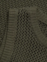 Estelle Crochet-Knit Cotton Top