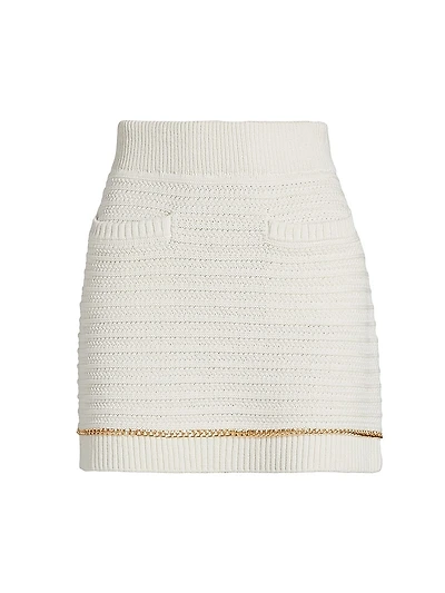 Benson Cotton Knit Miniskirt
