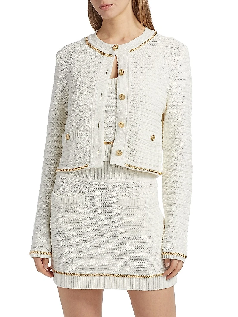 Cecilia Cotton Knit Jacket