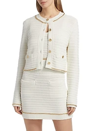Cecilia Cotton Knit Jacket