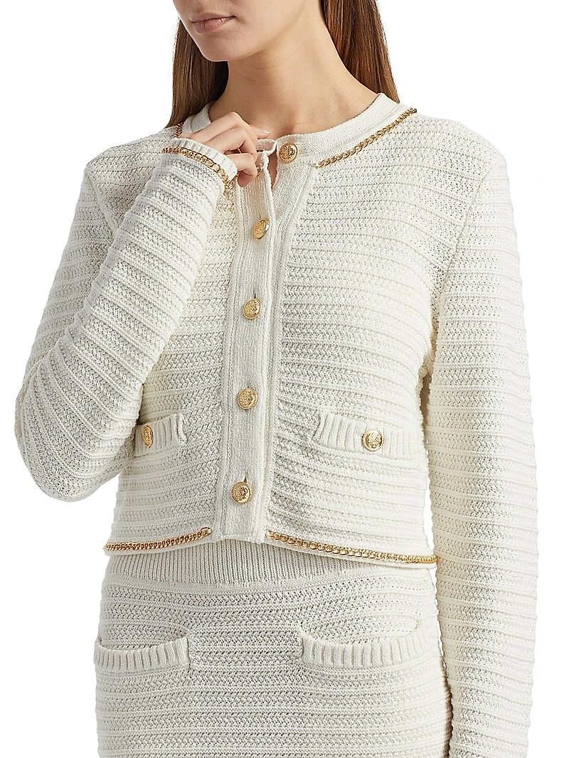 Cecilia Cotton Knit Jacket