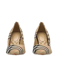 Dame Check 90MM Pumps