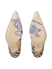 Dame Check 90MM Pumps