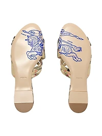 Cabana Woven Check Flats