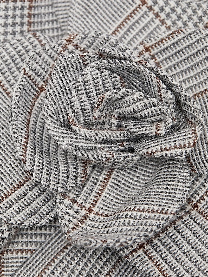 Devyn Plaid Fit & Flare Minidress