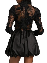 Lace Bubble Cocktail Dress