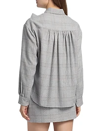 Flor Plaid Flower Shirt