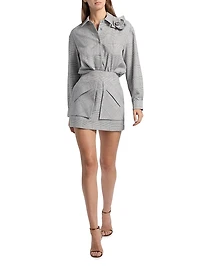 Flor Plaid Flower Shirt