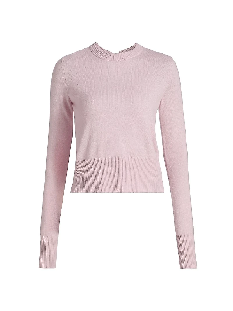 Caja Reversible Wool-Cashmere Knit Top