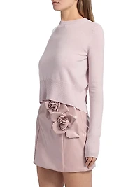 Caja Reversible Wool-Cashmere Knit Top