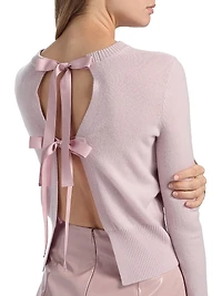 Caja Reversible Wool-Cashmere Knit Top