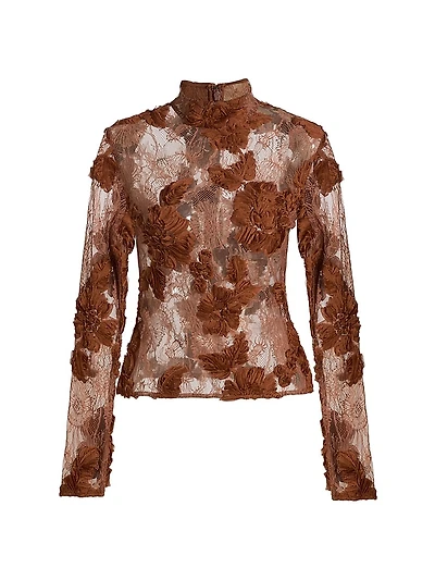 Freja Lace Nylon Top