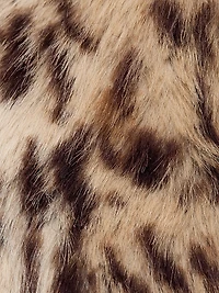 Valde Faux Fur Lynx Bomber Jacket