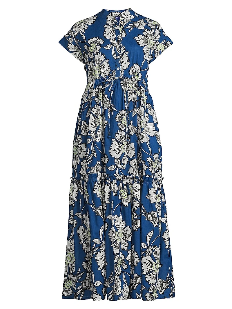 Mumi Printed Midi-Dress