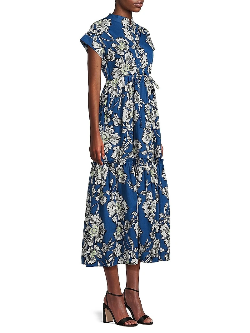 Mumi Printed Midi-Dress