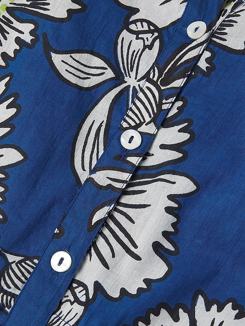 Mumi Printed Midi-Dress