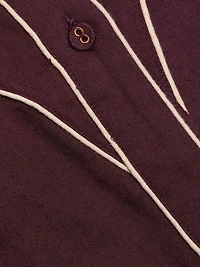 Rodeo Contrast Piped Maxi Shirtdress