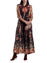 Elisetta Printed Maxi Dress