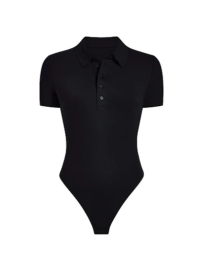 Neoprene Polo Bodysuit