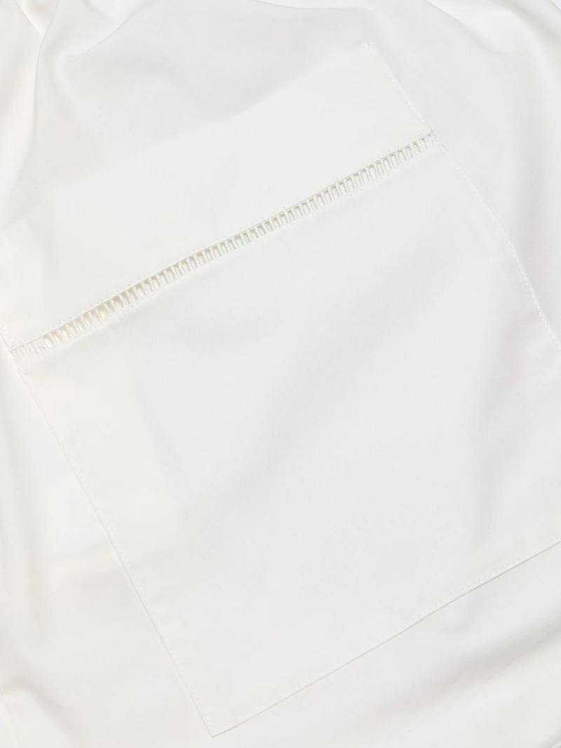 Ladder Embroidered Poplin Shorts