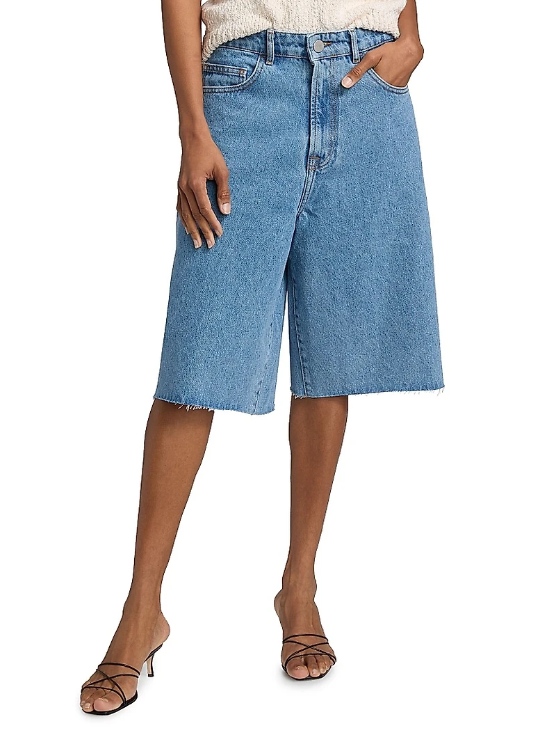 Baggy Fit Denim Shorts