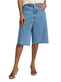 Baggy Fit Denim Shorts