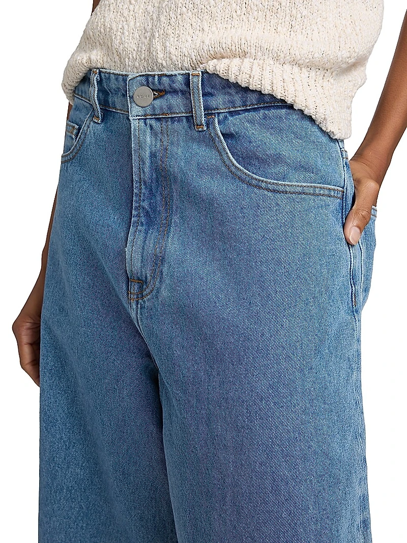 Baggy Fit Denim Shorts