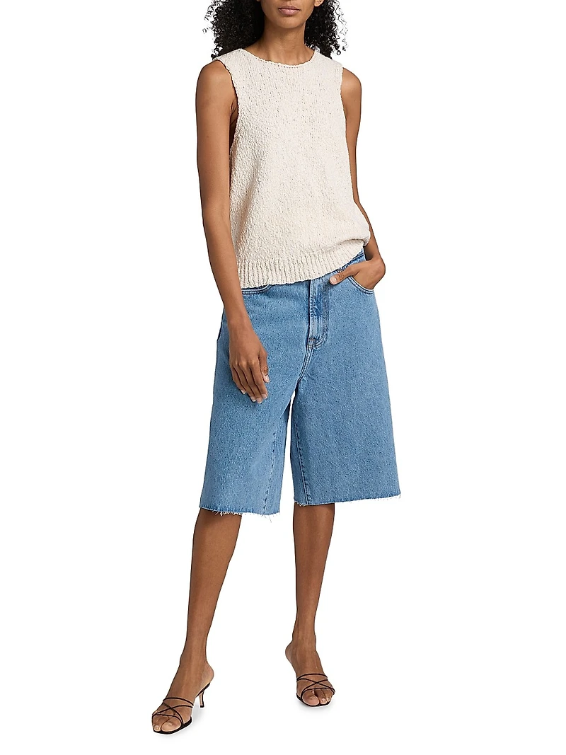 Baggy Fit Denim Shorts