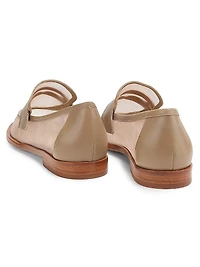 Mesh Penny Loafers