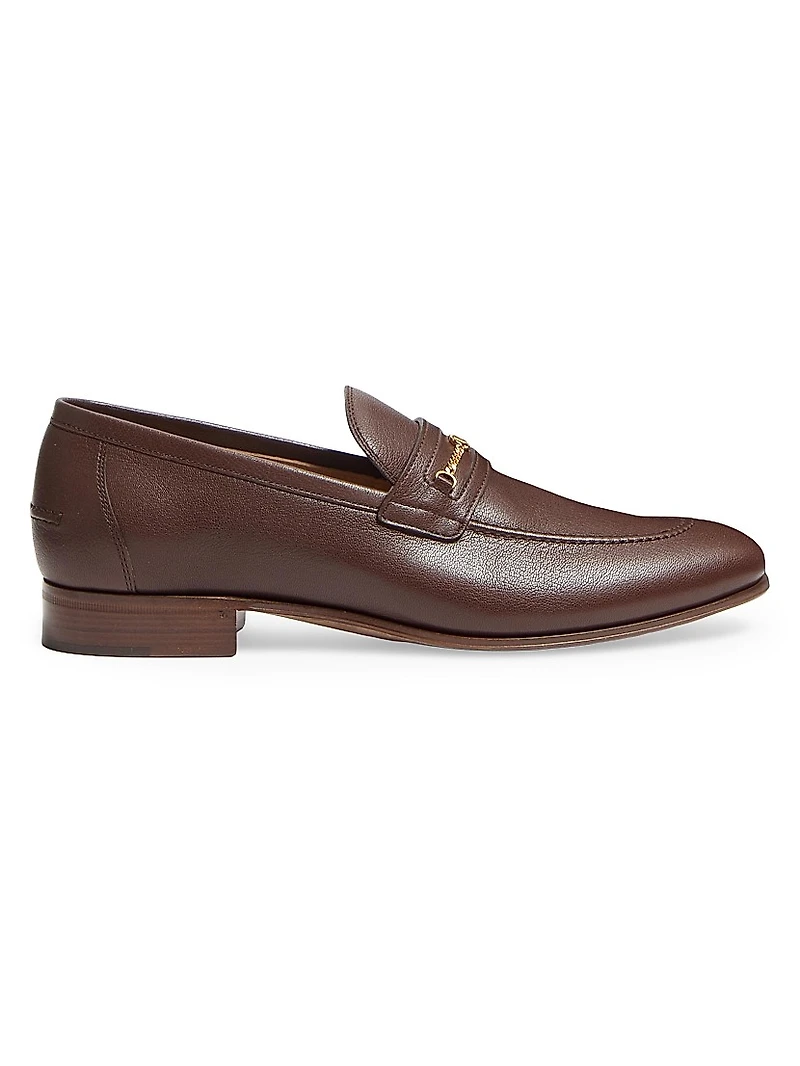 VLogo Signature Kidskin Moccasin Loafers