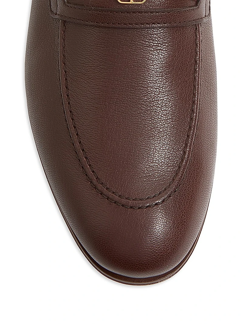 VLogo Signature Kidskin Moccasin Loafers