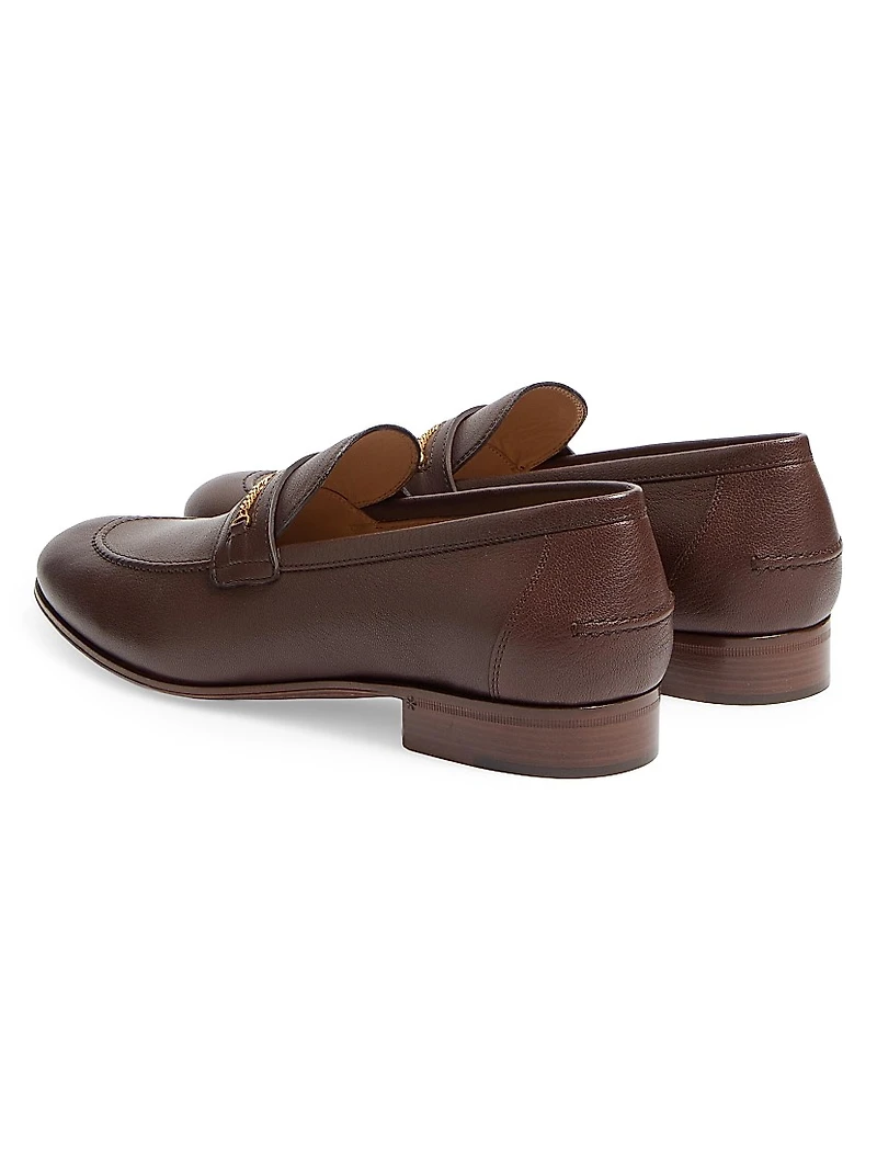 VLogo Signature Kidskin Moccasin Loafers